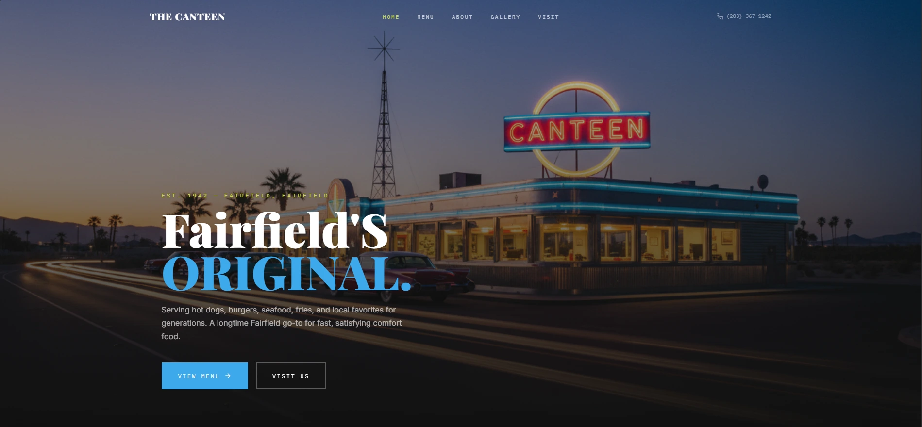 Local Restaurant project full redesign